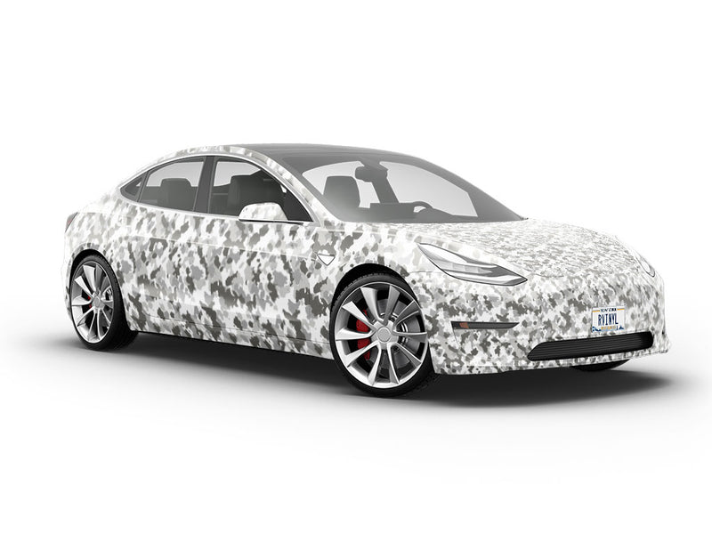 Foggy Woodland Camouflage Vehicle Vinyl Wrap