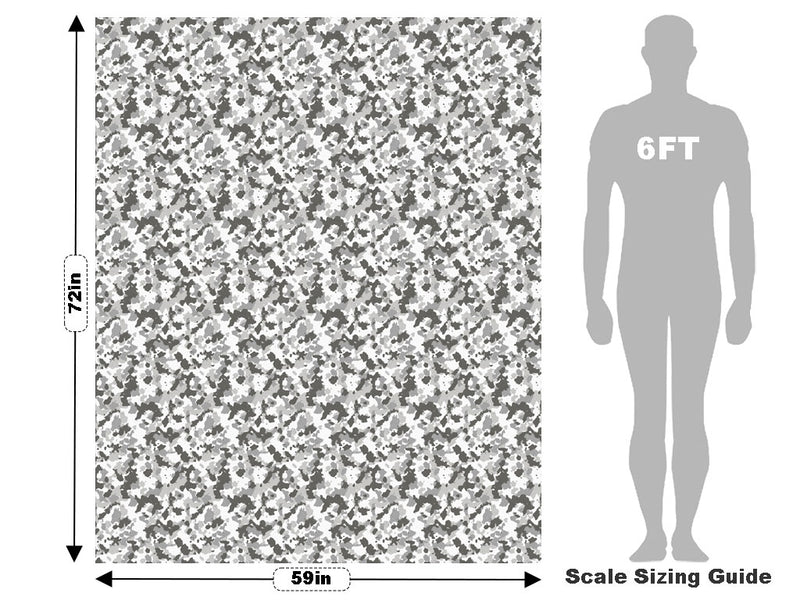 Foggy Woodland Camouflage Vehicle Wrap Scale~Rwraps Series 914 Foggy Woodland Camouflage Measurements~2