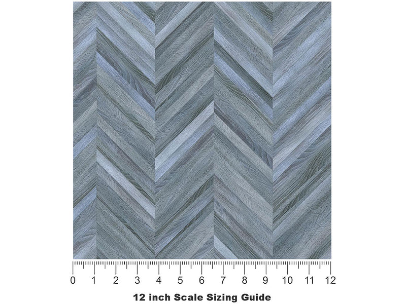Fogstone Stain Wooden Parquet Vinyl Film Pattern Size 12 inch Scale~Rwraps Fogstone Stain Wooden Parquet Sizing Chart~3