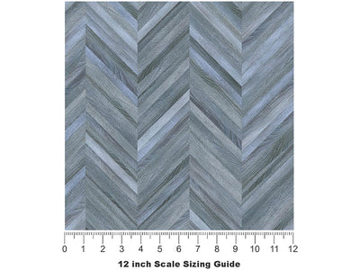 Fogstone Stain Wooden Parquet Vinyl Film Pattern Size 12 inch Scale~Rwraps Fogstone Stain Wooden Parquet Sizing Chart~3