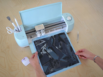 folded jeans abstract geometric Cricut Compatible Vinyl