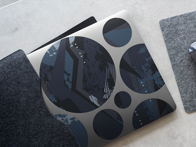 folded jeans abstract geometric DIY Laptop Stickers