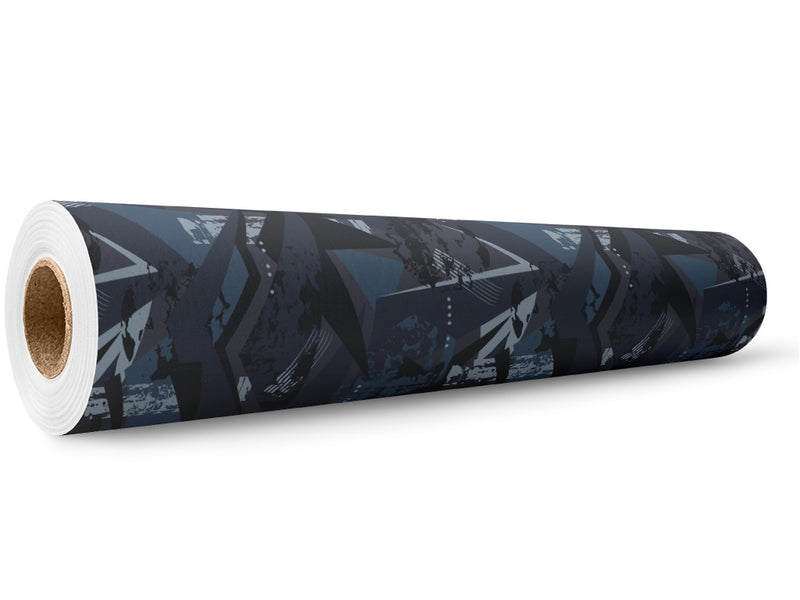 Folded Jeans Abstract Wrap Film Wholesale Roll~Rwraps Series 914 Digitally Printed Vinyl Roll~5