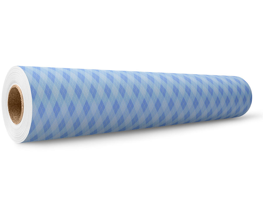 Folded Sheets Argyle Wrap Film Wholesale Roll~Rwraps Series 914 Digitally Printed Vinyl Roll~5