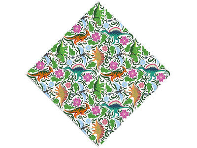 Food Chain Dinosaur Vinyl Wrap Pattern