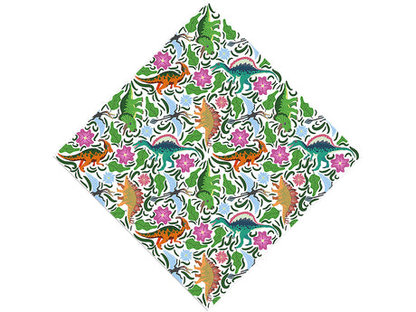 Food Chain Dinosaur Vinyl Wrap Pattern