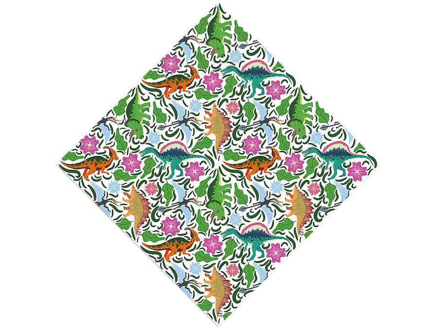 Food Chain Dinosaur Vinyl Wrap Pattern