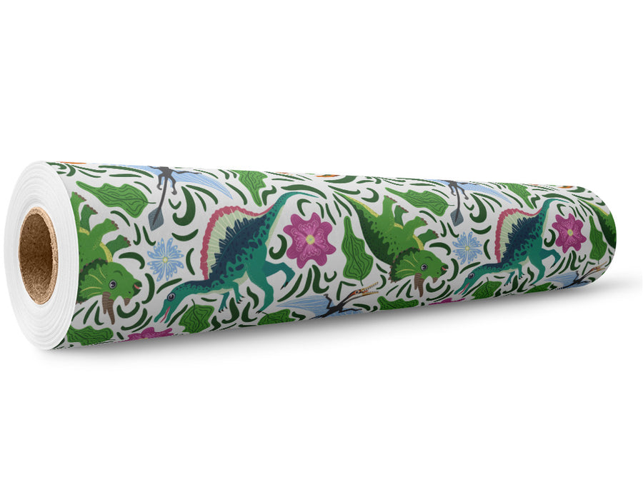 Food Chain Dinosaur Wrap Film Wholesale Roll~Rwraps Series 914 Digitally Printed Vinyl Roll~5