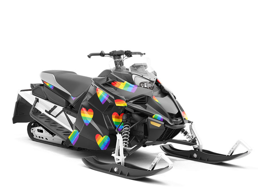 Food of Love Heart Custom Wrapped Snowmobile