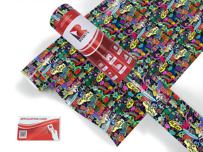foolish paradise graffiti Craft Vinyl Roll
