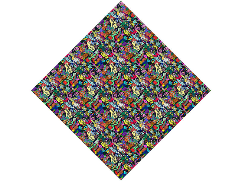 Foolish Paradise Graffiti Vinyl Wrap Pattern
