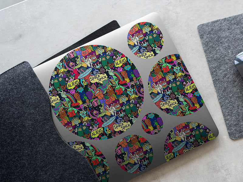 foolish paradise graffiti DIY Laptop Stickers