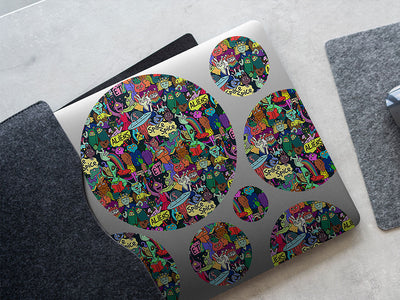 foolish paradise graffiti DIY Laptop Stickers