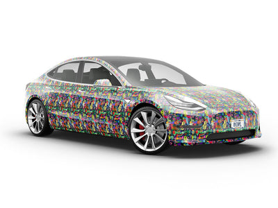 Foolish Paradise Graffiti Vehicle Vinyl Wrap