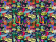 Foolish Paradise Graffiti Vinyl Wrap Pattern~Rwraps Series 914 Digitally Printed Vinyl Wrap~0