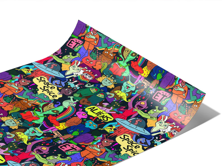 Foolish Paradise Graffiti Vinyl Wraps~Rwraps Series 914 Digitally Printed Vinyl Wrap~0