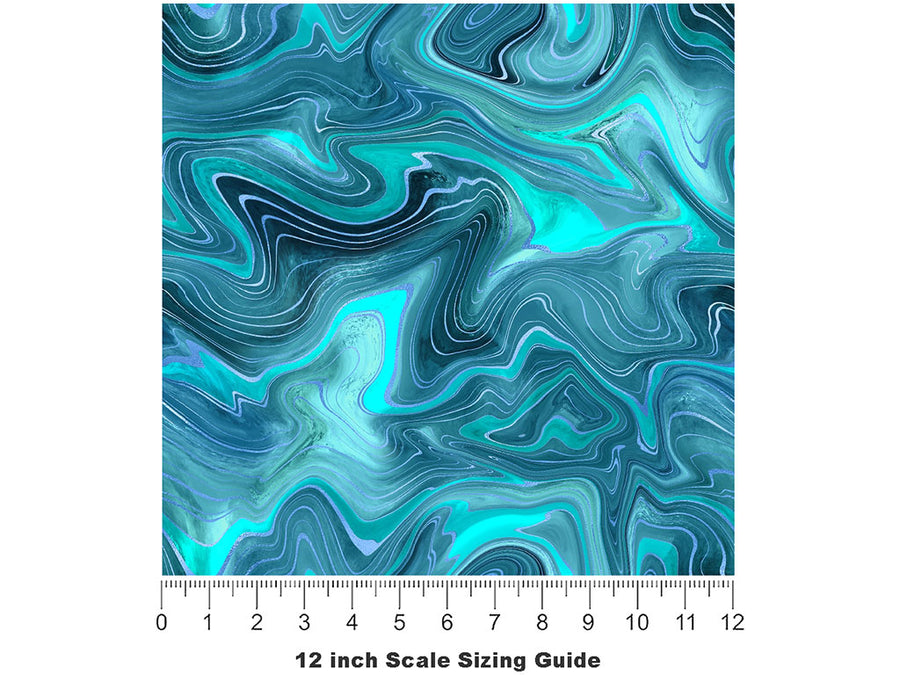 For Eleanor Gemstone Vinyl Film Pattern Size 12 inch Scale~Rwraps For Eleanor Gemstone Sizing Chart~2