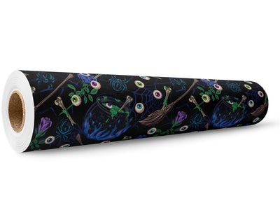 Forbidden Bog Witch Wrap Film Wholesale Roll~Rwraps Series 914 Digitally Printed Vinyl Roll~5