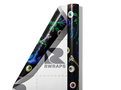 Forbidden Bog Witch Wrap Film Sheets~Rwraps Series 914 Forbidden Bog Witch Scrolled Sheet~3