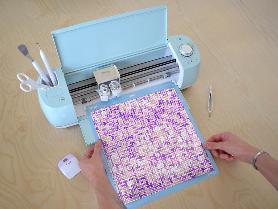 forbidden city abstract geometric Cricut Compatible Vinyl