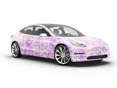 Forbidden City Abstract Vehicle Vinyl Wrap