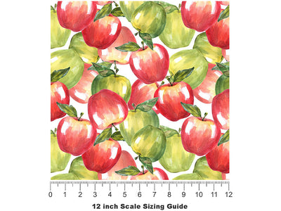 Forbidden Fruit Vinyl Film Pattern Size 12 inch Scale~Rwraps Forbidden Fruit Sizing Chart~2
