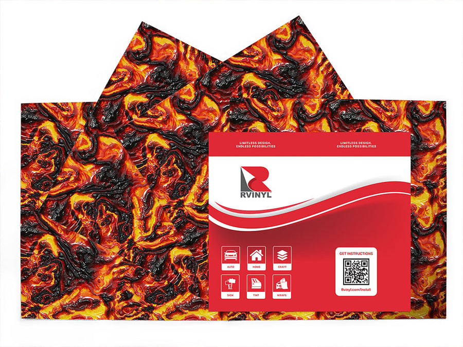 forbidden goo lava Craft Vinyl Sheet Pack
