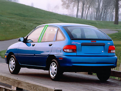 ford aspire 1994-1997 Pillar Post Trim Installation Location