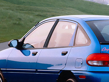 ford aspire 1994-1997 Matte Black Pillar Cover Diagram