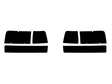 ford bronco 1993-1996 Headlight Protection Kit