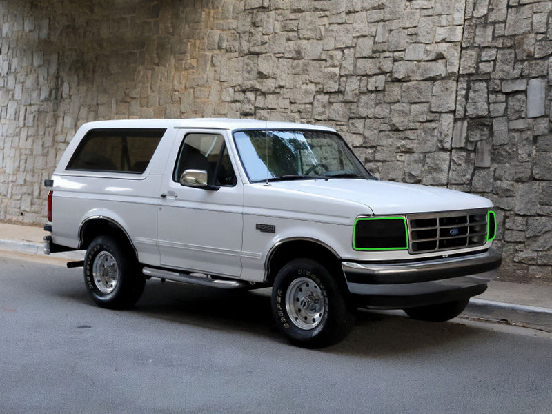 ford bronco 1993-1996 Headlight Tint Location
