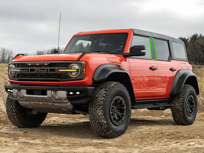 ford bronco 2021-2024 (4 door) Pillar Post Trim Installation Location