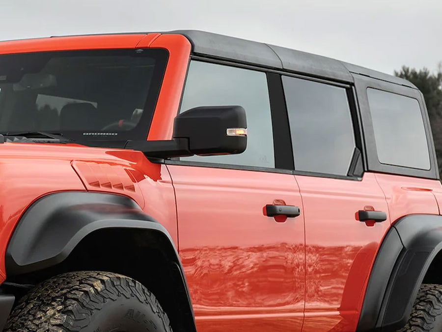 ford bronco 2021-2024 (4 door) Gloss Black Pillar Cover Diagram