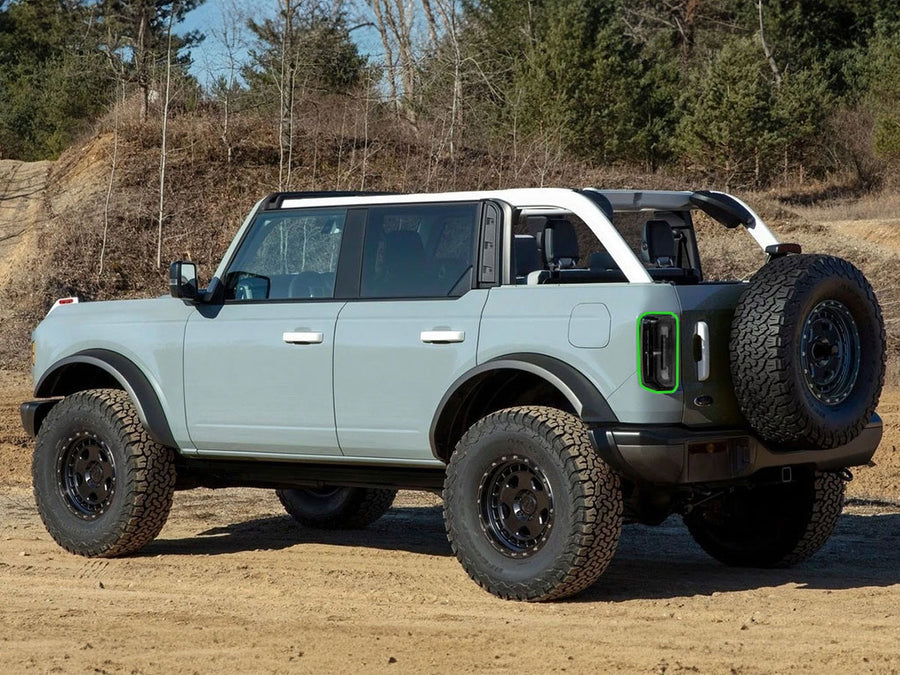 bronco Tail Light Tint Installation Points