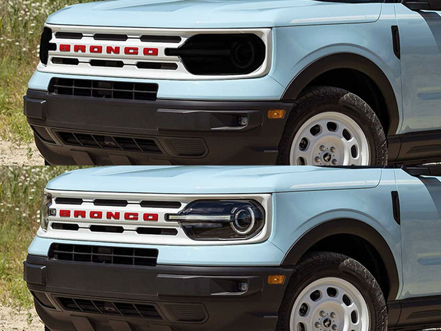 ford bronco 2021-2024 Headlight Tint Appearance