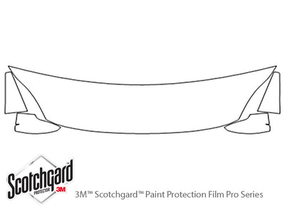 c-max 3M Clear Bra Hood Precut PPF Diagram