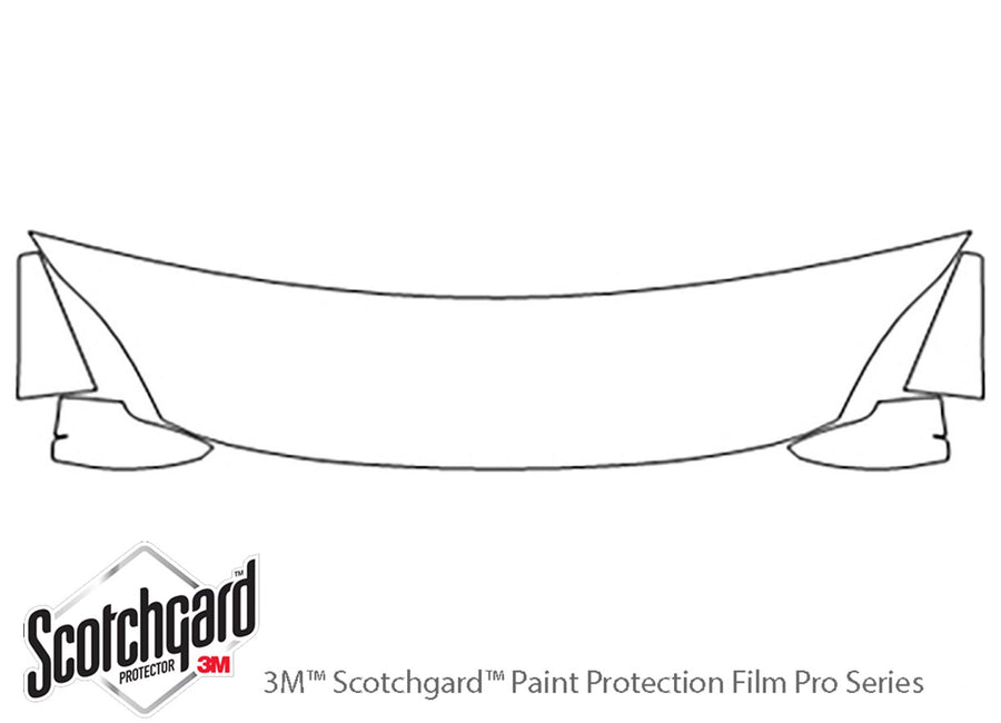 c-max 3M Clear Bra Hood Precut PPF Diagram