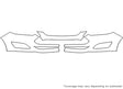 c-max 3M Clear Bra Bumper Precut PPF Diagram