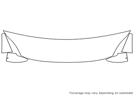 c-max 3M Clear Bra Hood Precut PPF Diagram