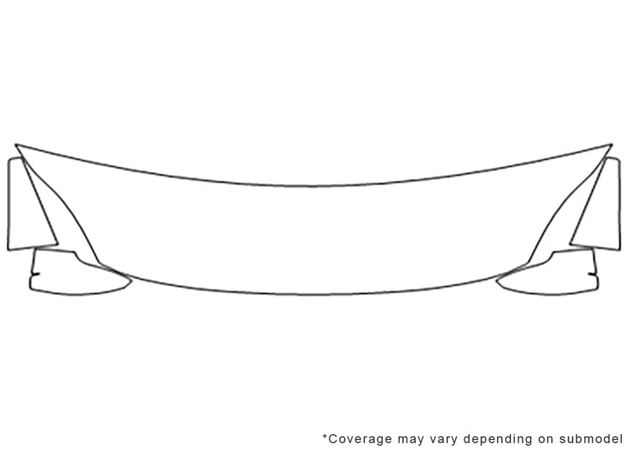 c-max Avery Dennison Clear Bra Hood Precut PPF Diagram