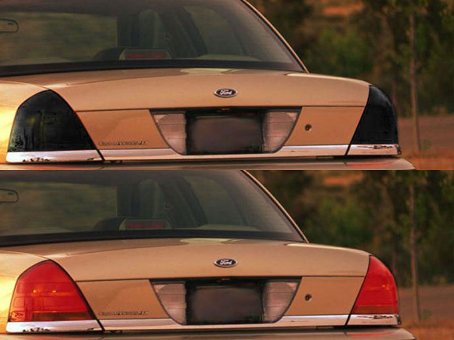 crown victoria Before and After Smoked Taillights