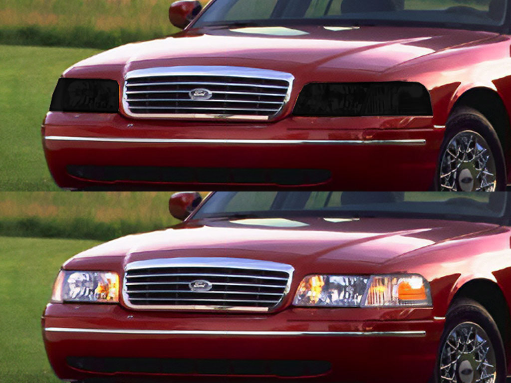 Rtint™ Ford Crown Victoria 2003-2011 Headlight Tint | Film – Rvinyl