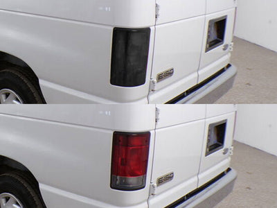 e-150 Before and After Smoked Taillights