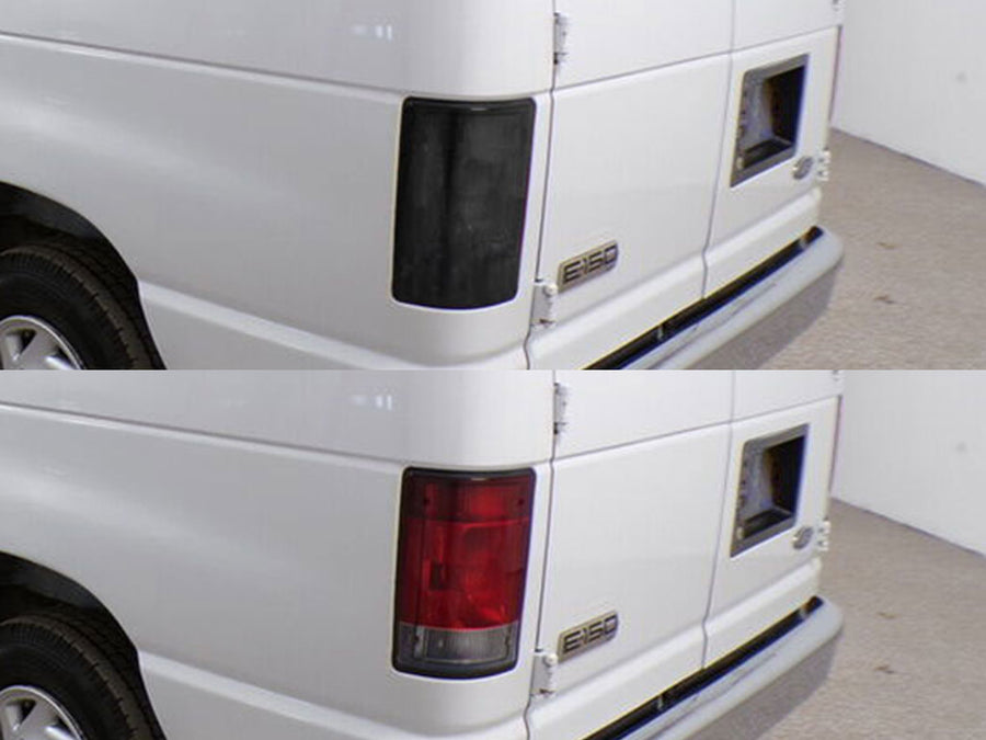 e-150 Before and After Smoked Taillights