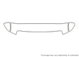 e-150 Avery Dennison Clear Bra Hood Precut PPF Diagram