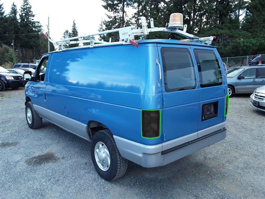 e-250 Tail Light Tint Installation Points
