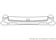 e-350 Avery Dennison Clear Bra Hood Precut PPF Diagram