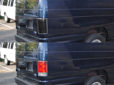 e-350 Before and After Smoked Taillights