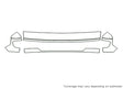 e-350 Avery Dennison Clear Bra Hood Precut PPF Diagram