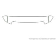 e-350 Avery Dennison Clear Bra Hood Precut PPF Diagram